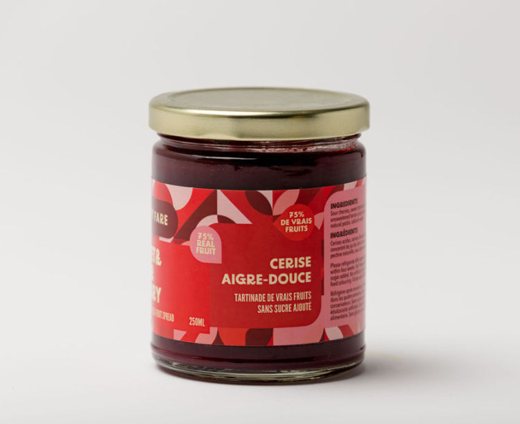 County Fare - County Fare Sweet and Sour Cherry Fruit Spread (No Sugar)