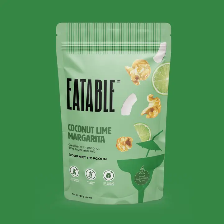 Coconut Lime Margarita Gourmet Caramel Popcorn