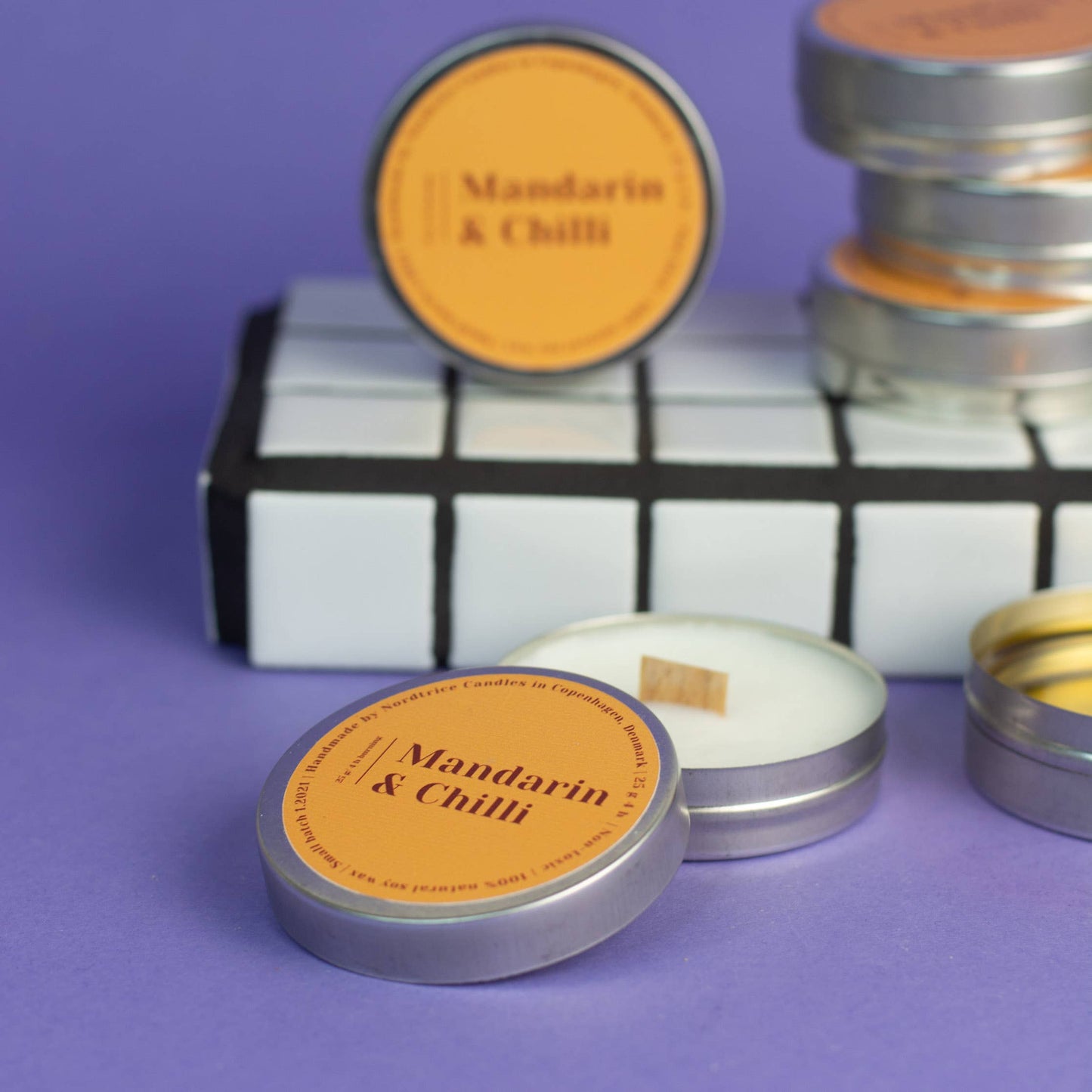 Mandarin & Chilli Mini Soy Candle
