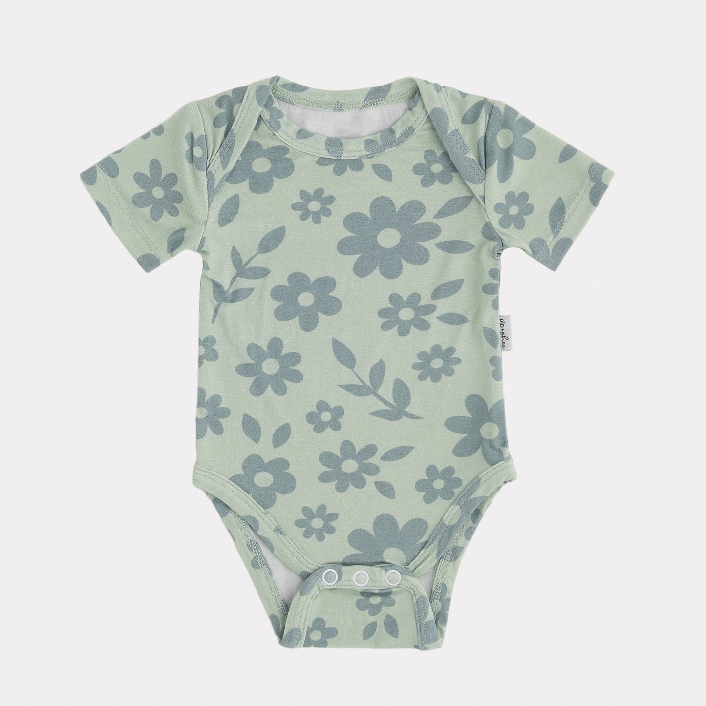 Short Sleeve Bodysuit | Powder Grid