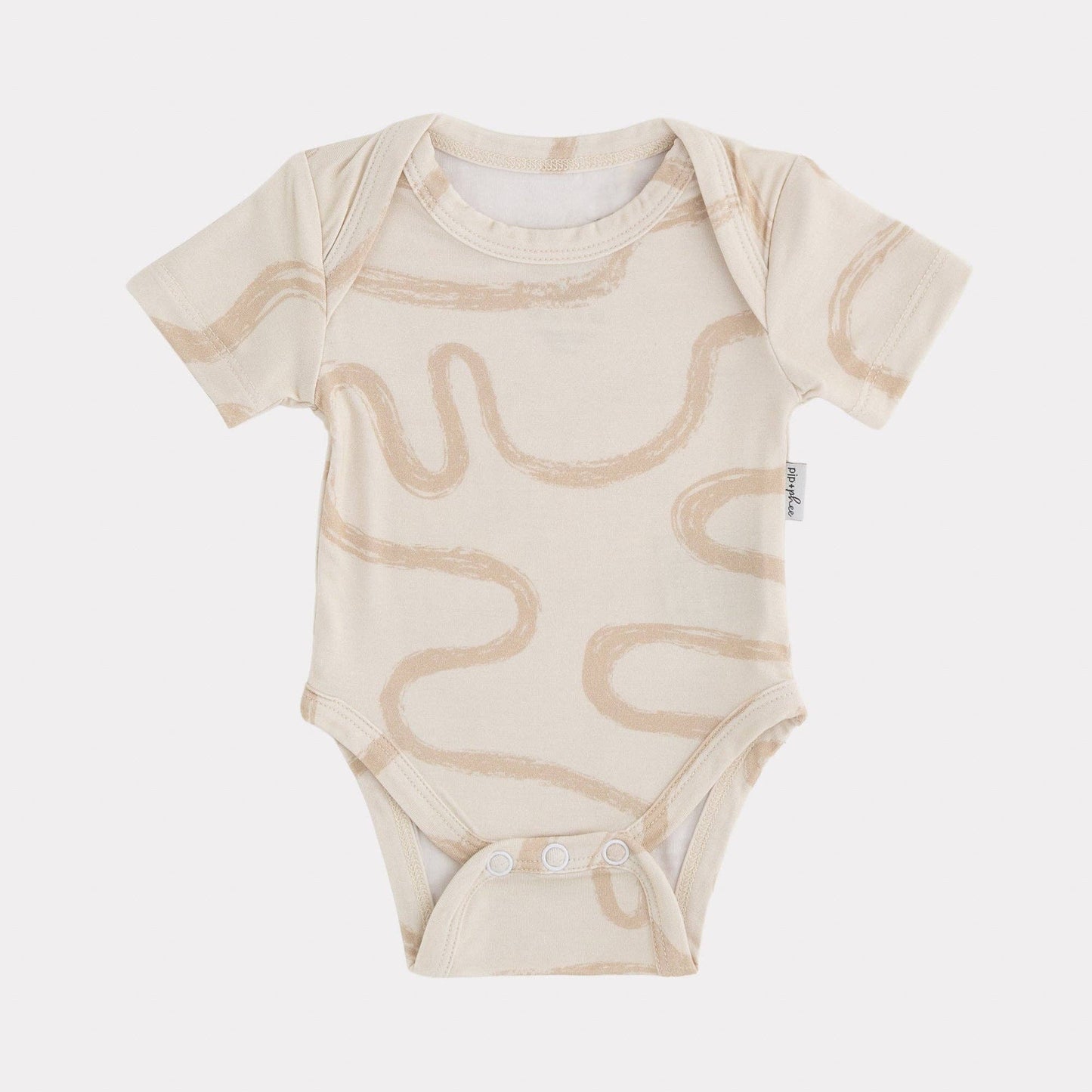 Short Sleeve Bodysuit | Powder Grid