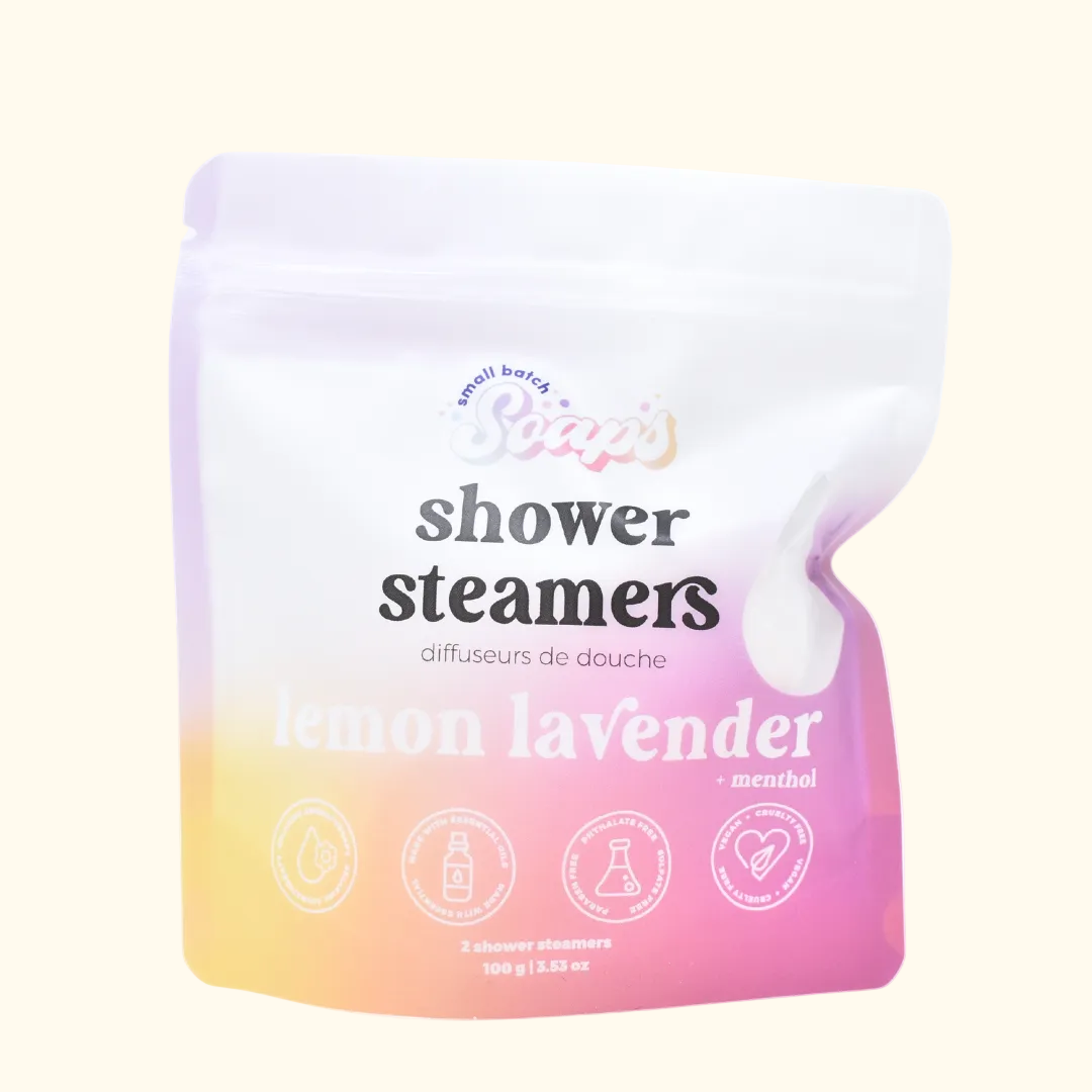 Lemon Lavender Shower Steamers: 2-Pack