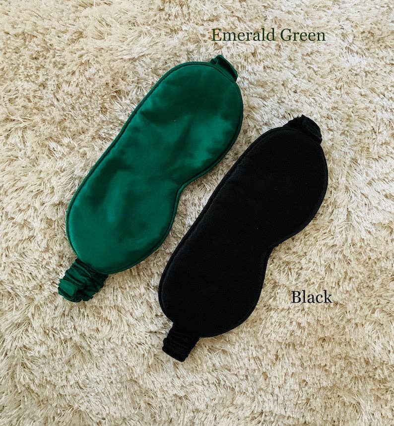 100% Silk Mulberry Silk Eye Mask | Champagne