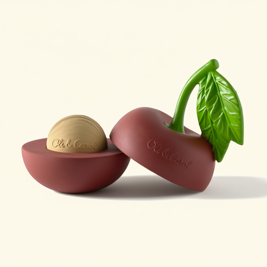Cherry Stacking Toy & Rattle Ball
