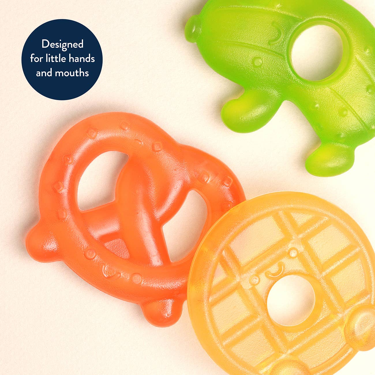 Cutie Coolers Water Filled Teethers (3-Pack) - Silly Foods