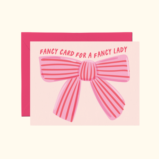 Fancy Card For A Fancy Lady Card