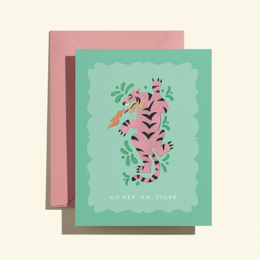 Go Get 'Em, Tiger Card