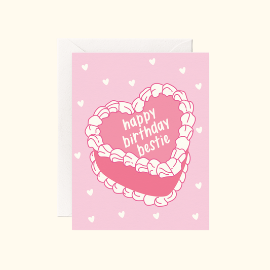 Happy Birthday Bestie Card