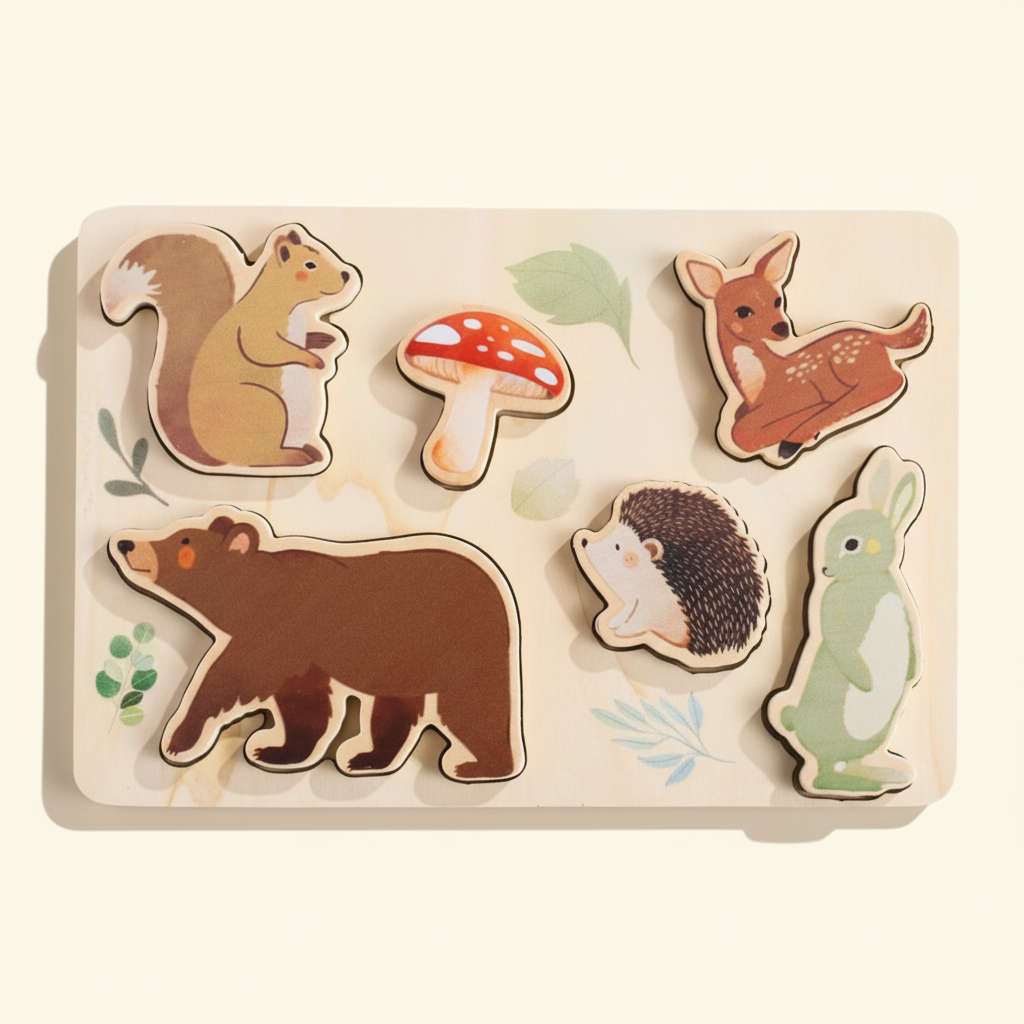 Woodland Friends Wooden Puzzle