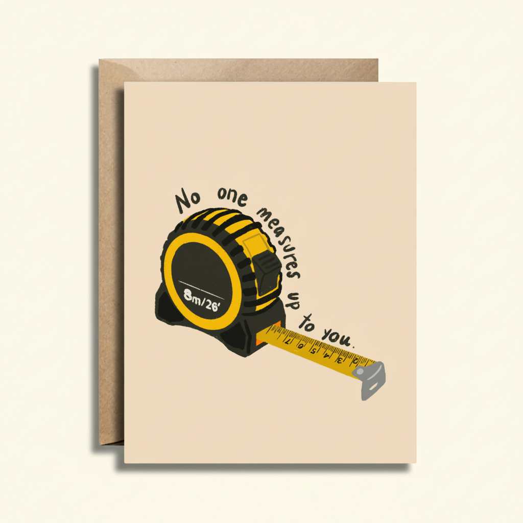 No One Measures Up To You Card