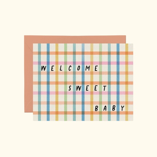 Welcome Sweet Baby Card