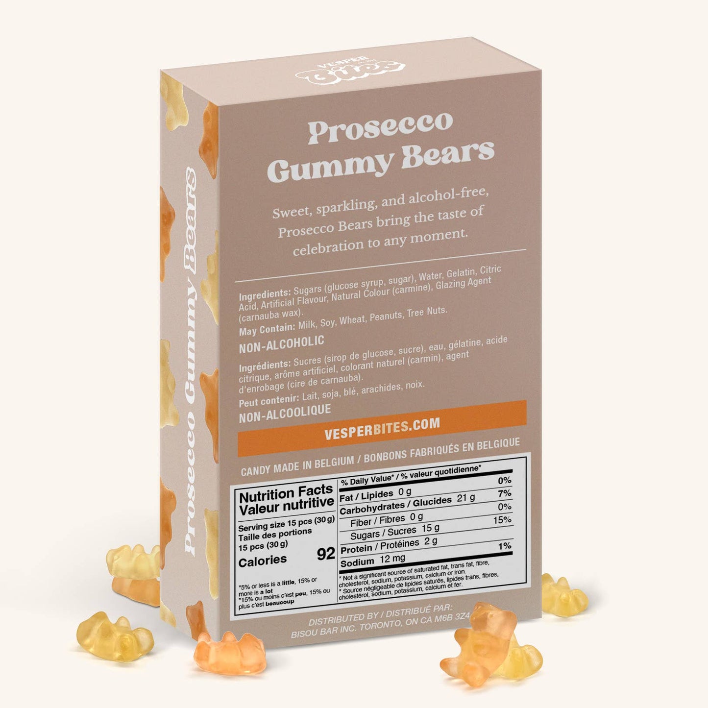 Prosecco Bear Gummies (Alcohol Free)