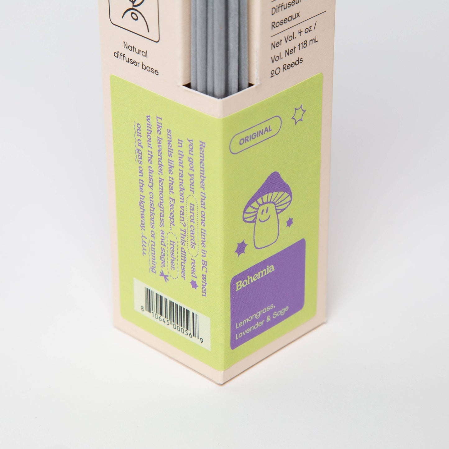 Bohemia | Lemongrass, Lavender & Sage 4oz Reed Diffuser