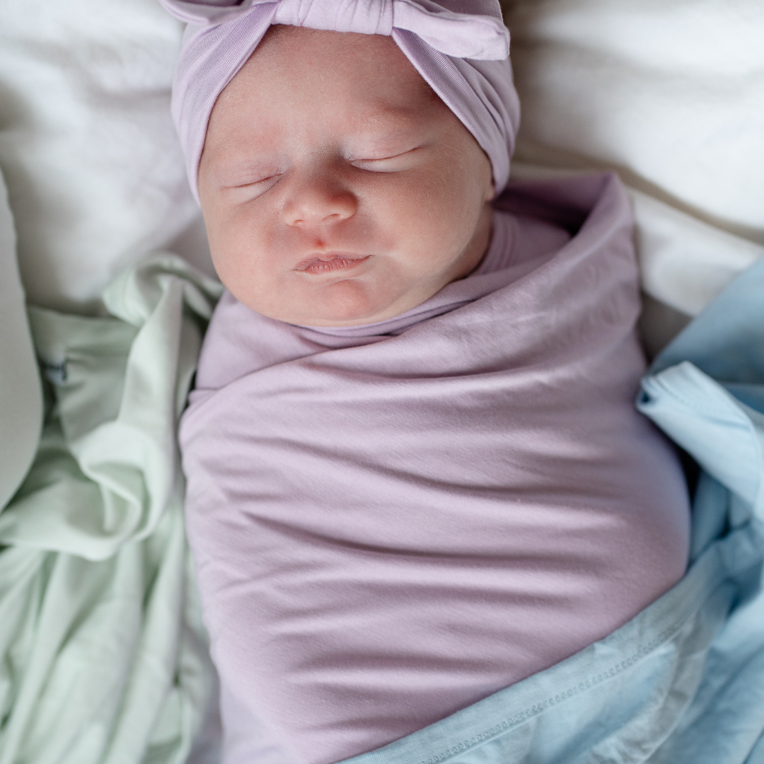 Bamboo Stretch Swaddle | Caramel