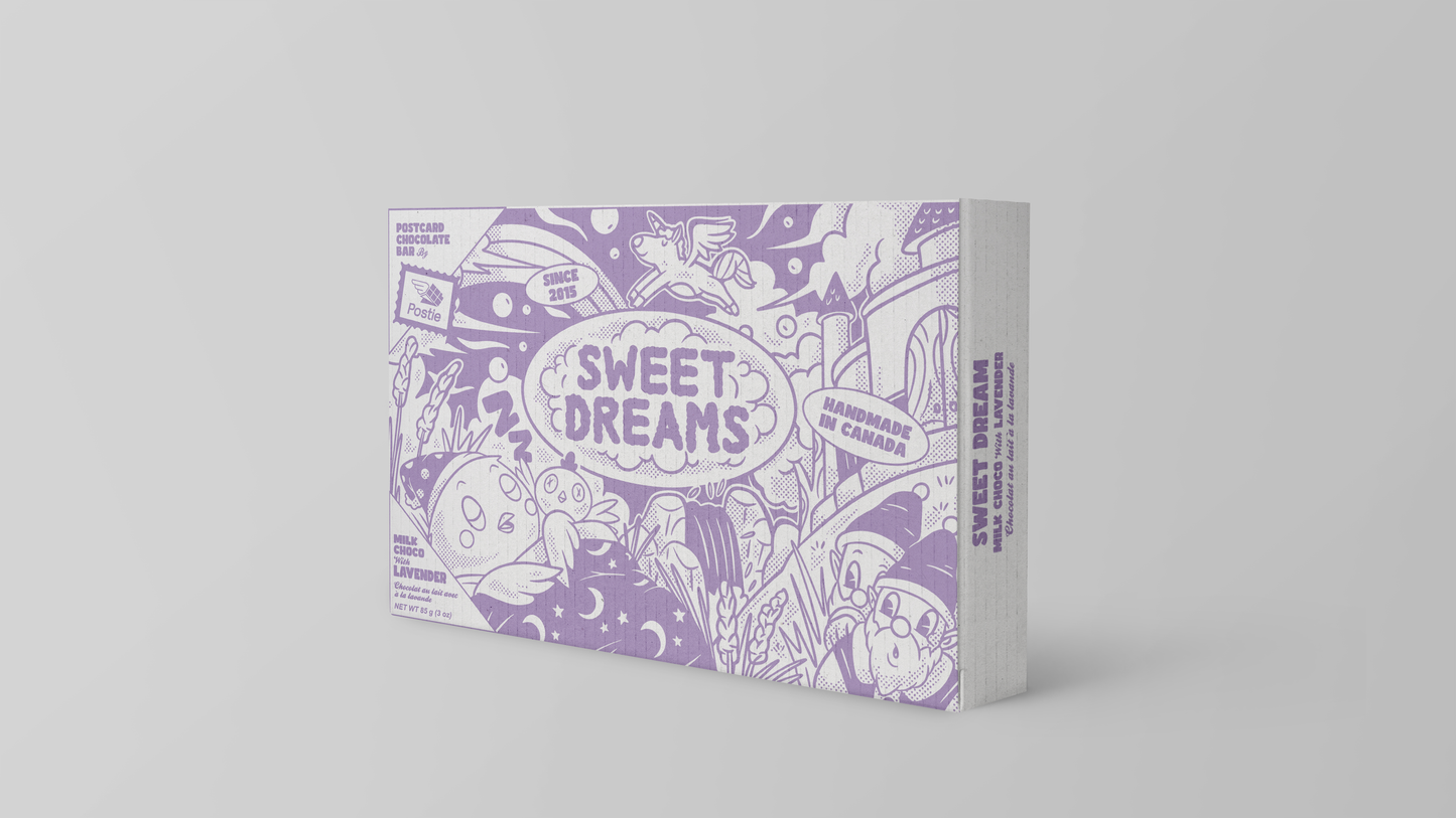 Sweet Dreams Milk Postcard Chocolate Bar