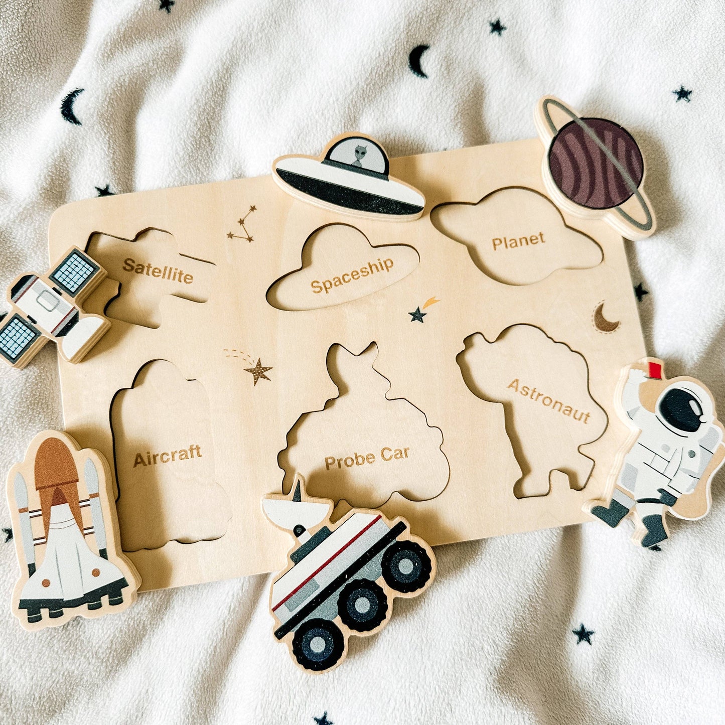 Space Adventure Wooden Puzzle
