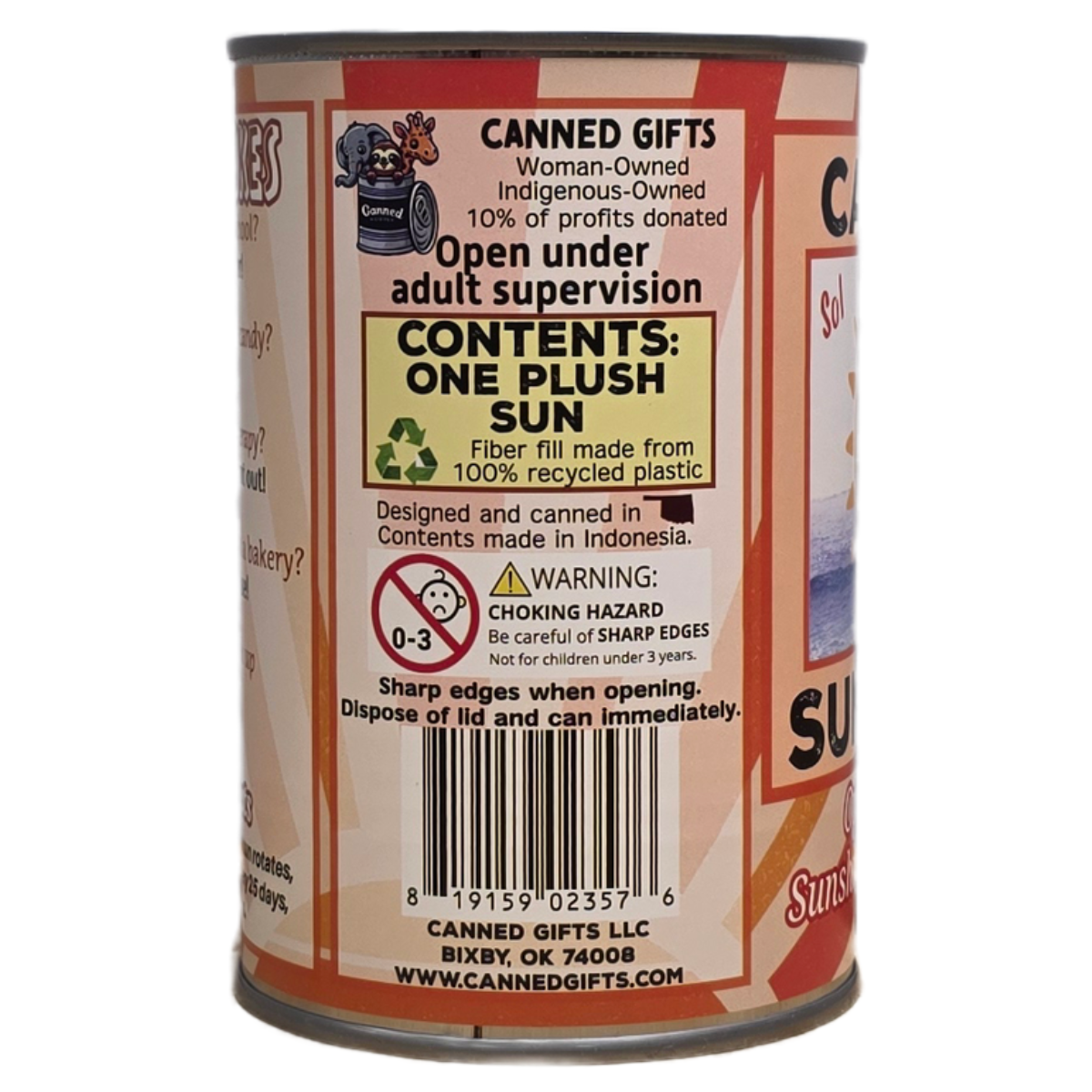 Sol the Canned Sunshine | Palm Pal