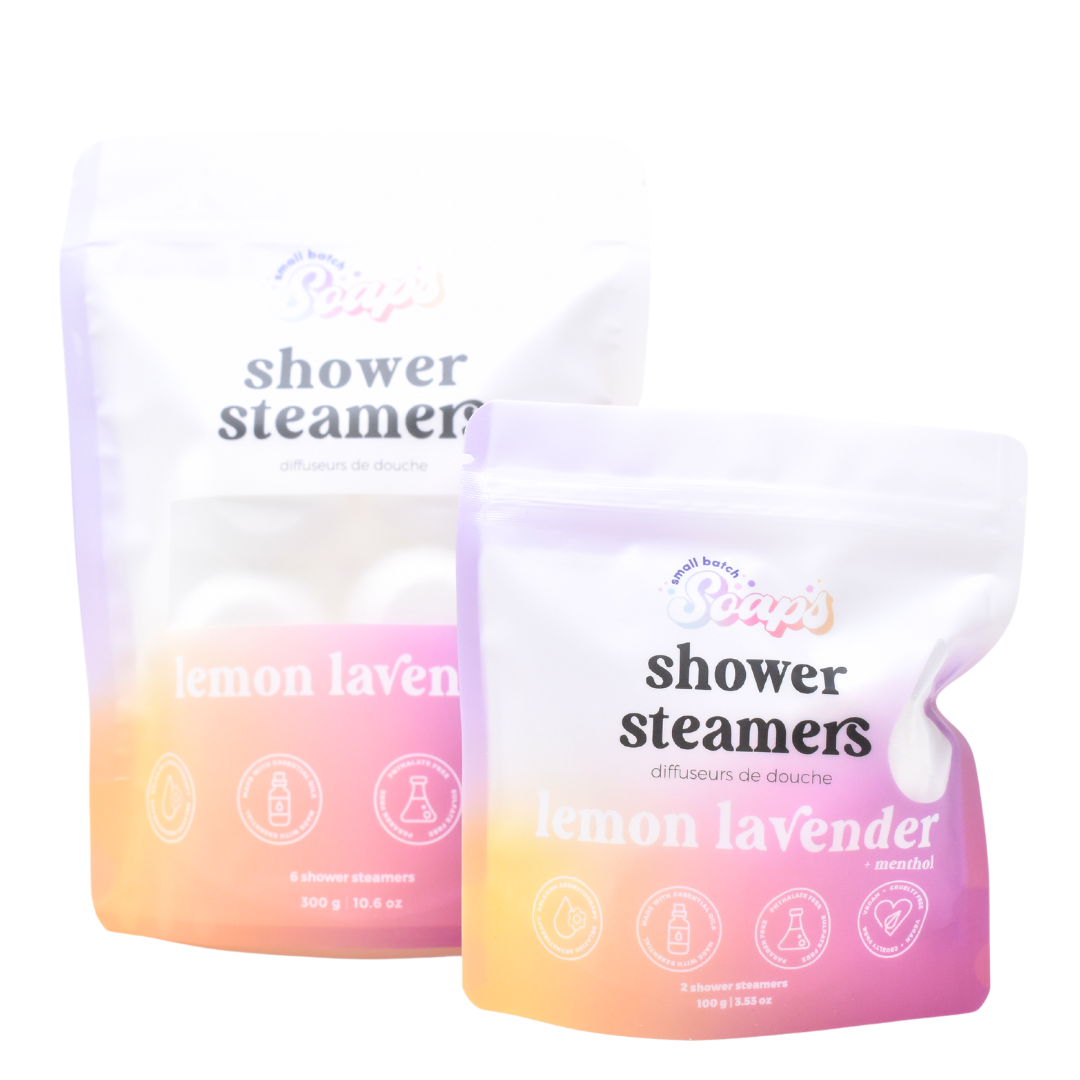 Lemon Lavender Shower Steamers: 2-Pack