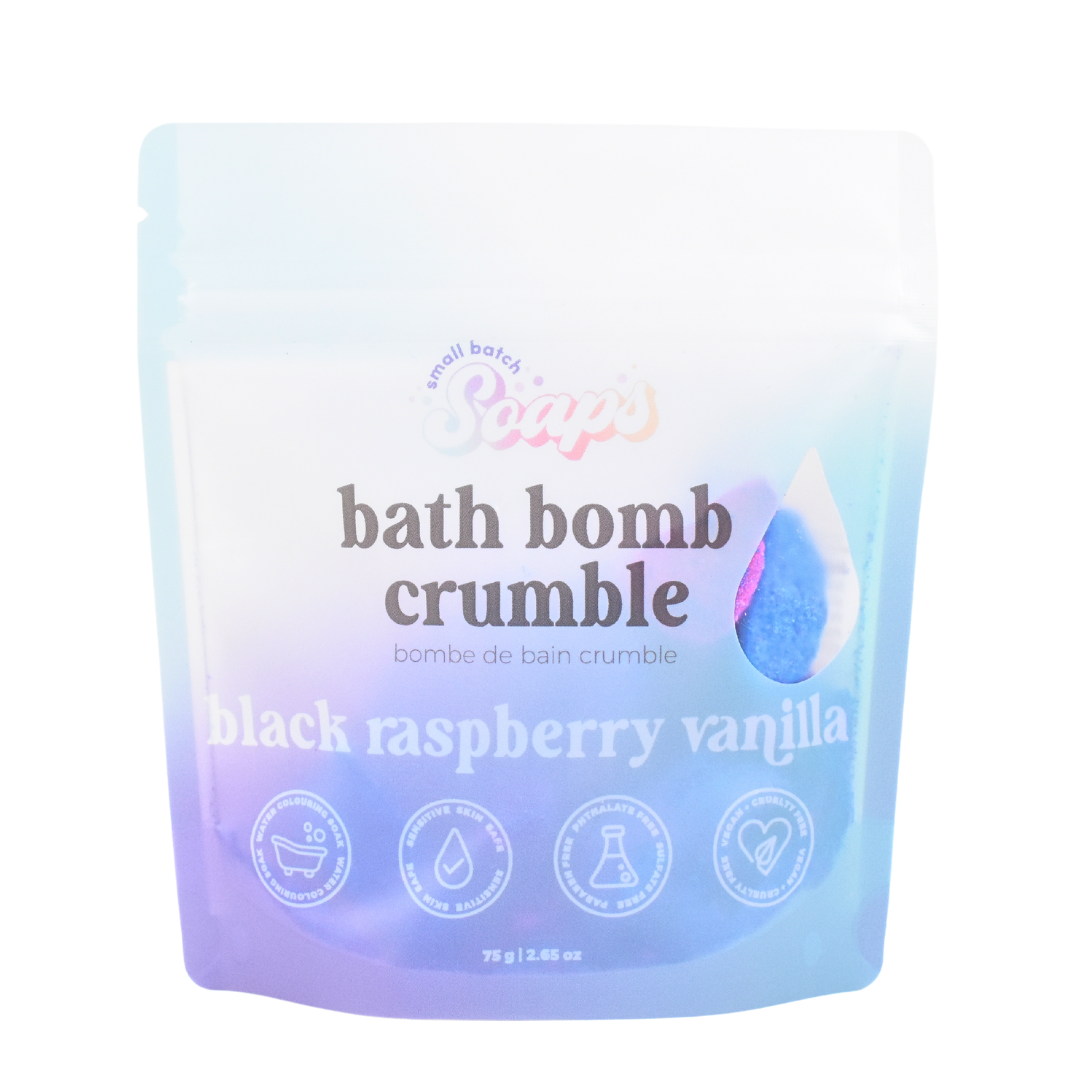 Black Raspberry Vanilla Bath Bomb Crumble