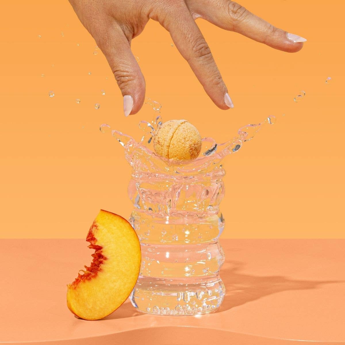 Peach Bellini Cocktail Bombs