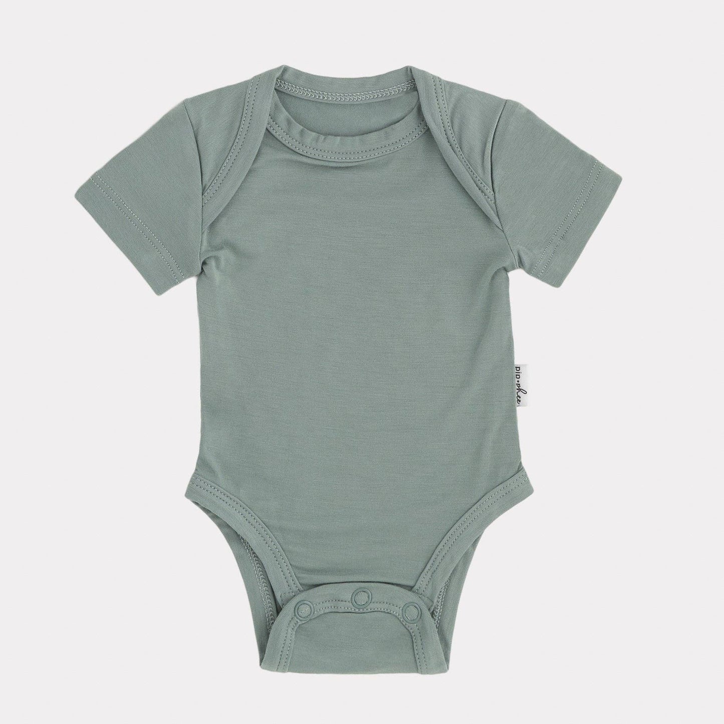 Short Sleeve Bodysuit | Powder Grid