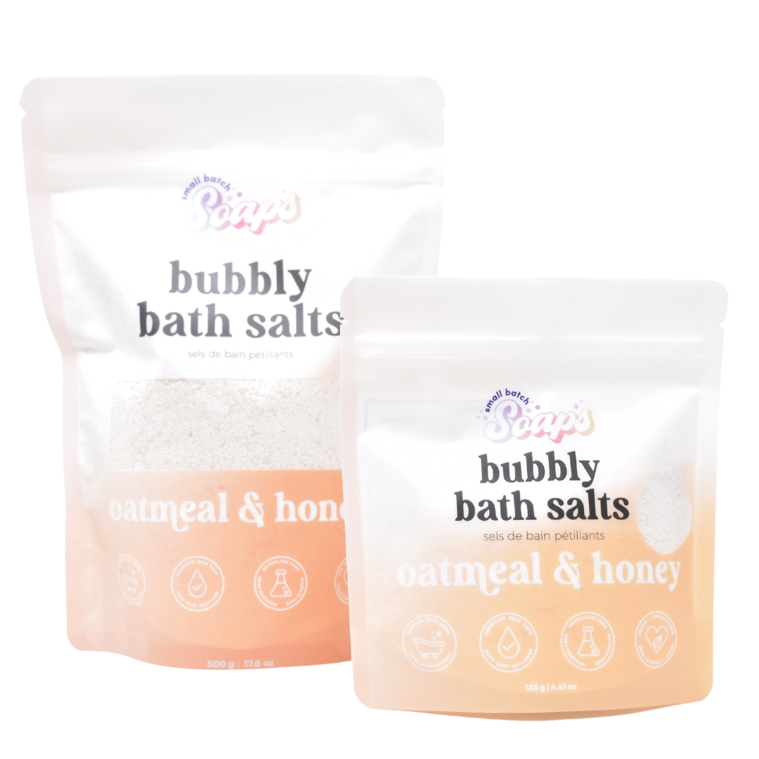 Oatmeal & Honey Bubbly Bath Salts