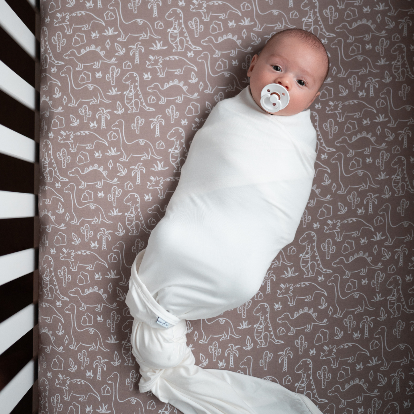 Bamboo Stretch Swaddle | Arctic Blue