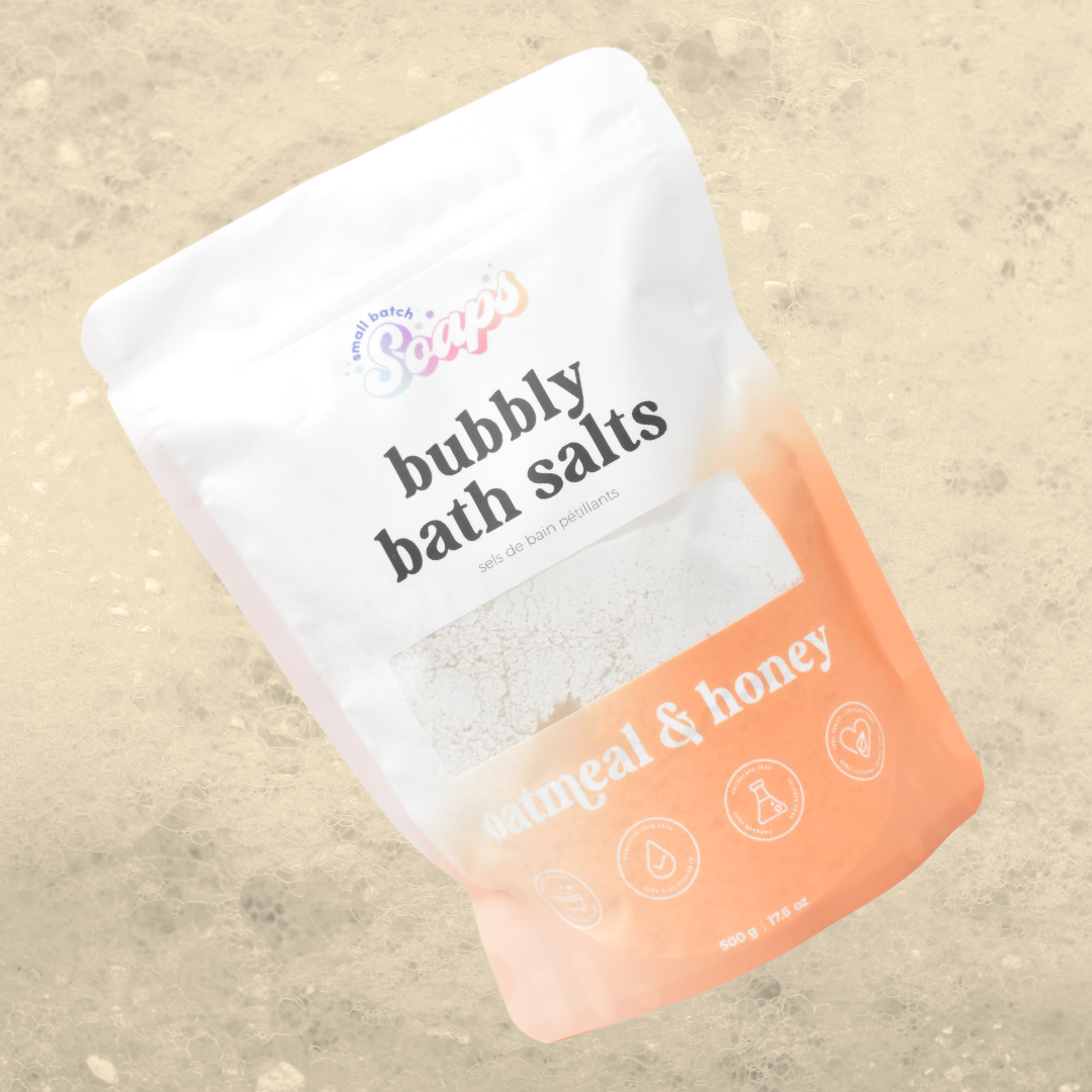 Oatmeal & Honey Bubbly Bath Salts