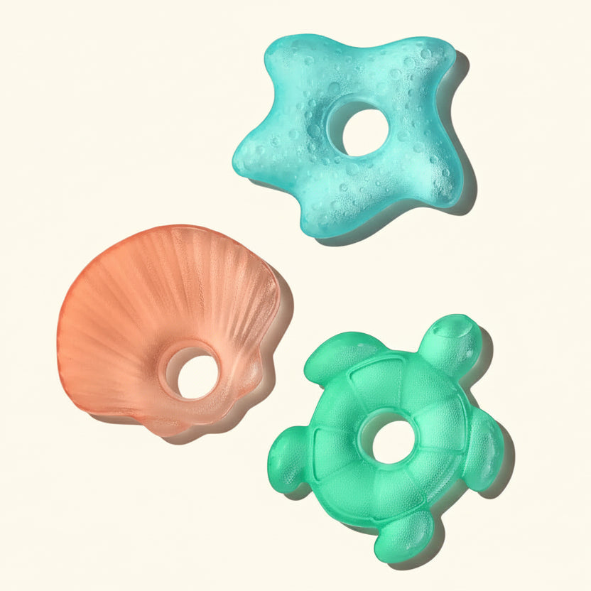 Cutie Coolers Water Filled Teethers (3-Pack) - Seaside
