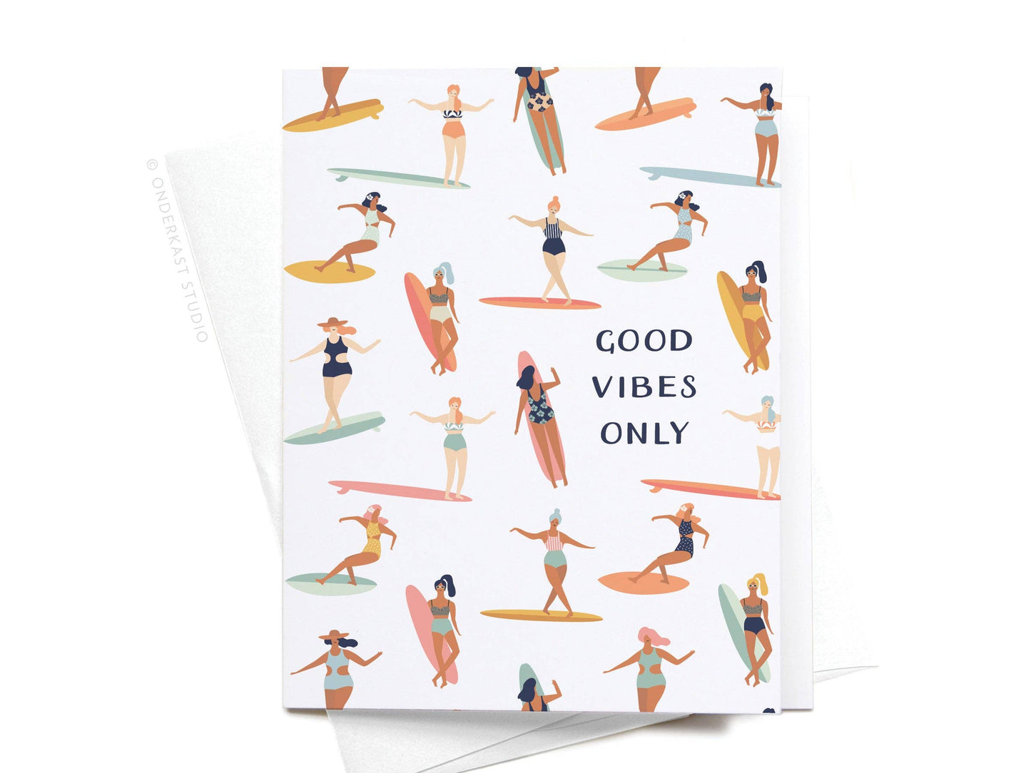 Good Vibes Only Greeting Card