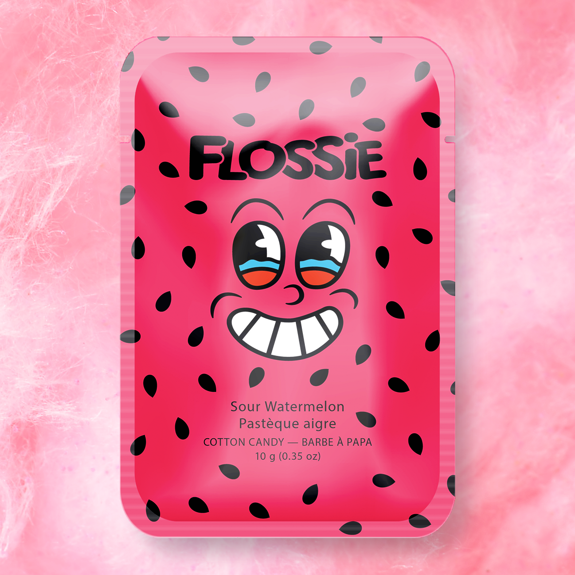 Sour Watermelon Cotton Candy
