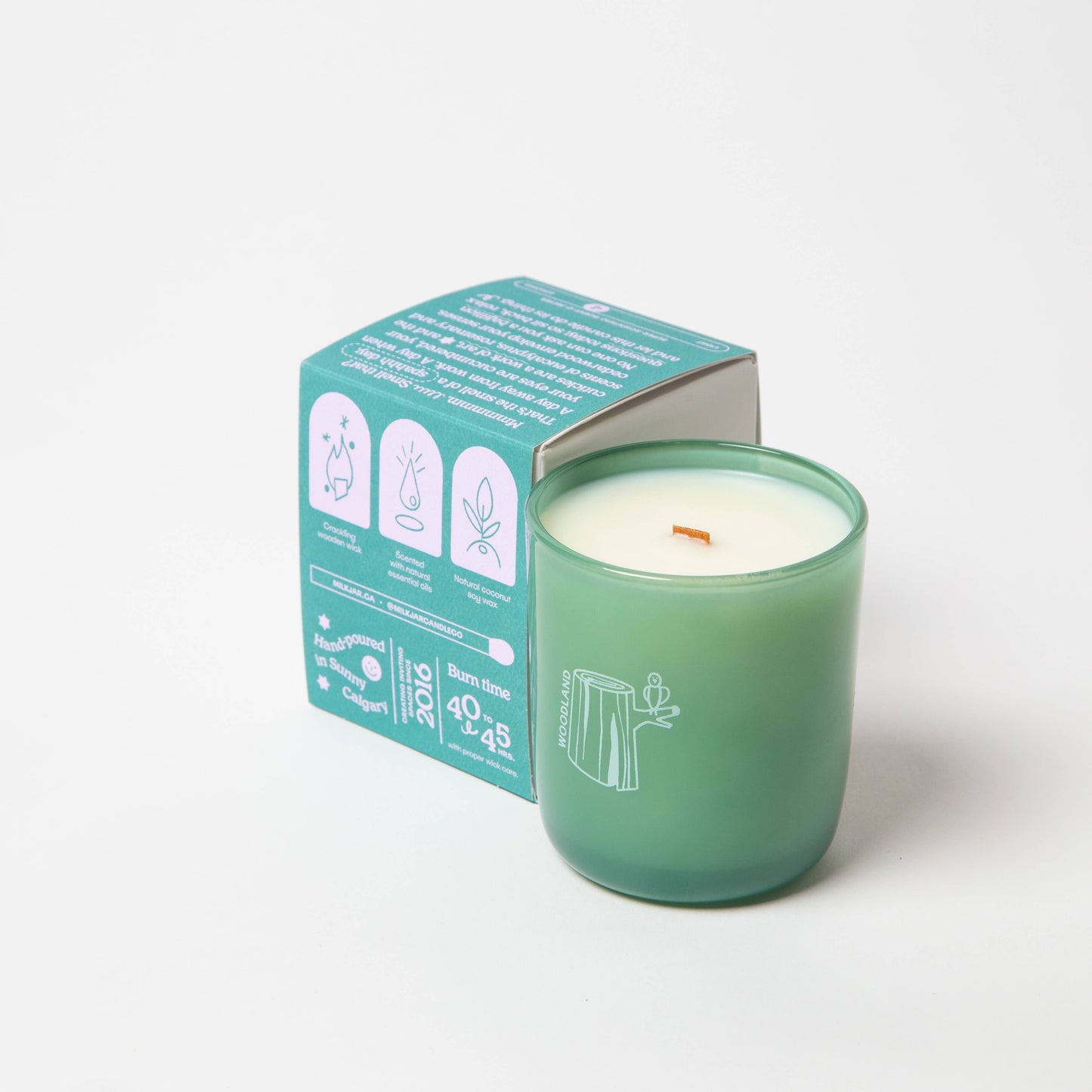 Woodland | Essential Oil Coconut Soy 8oz Candle