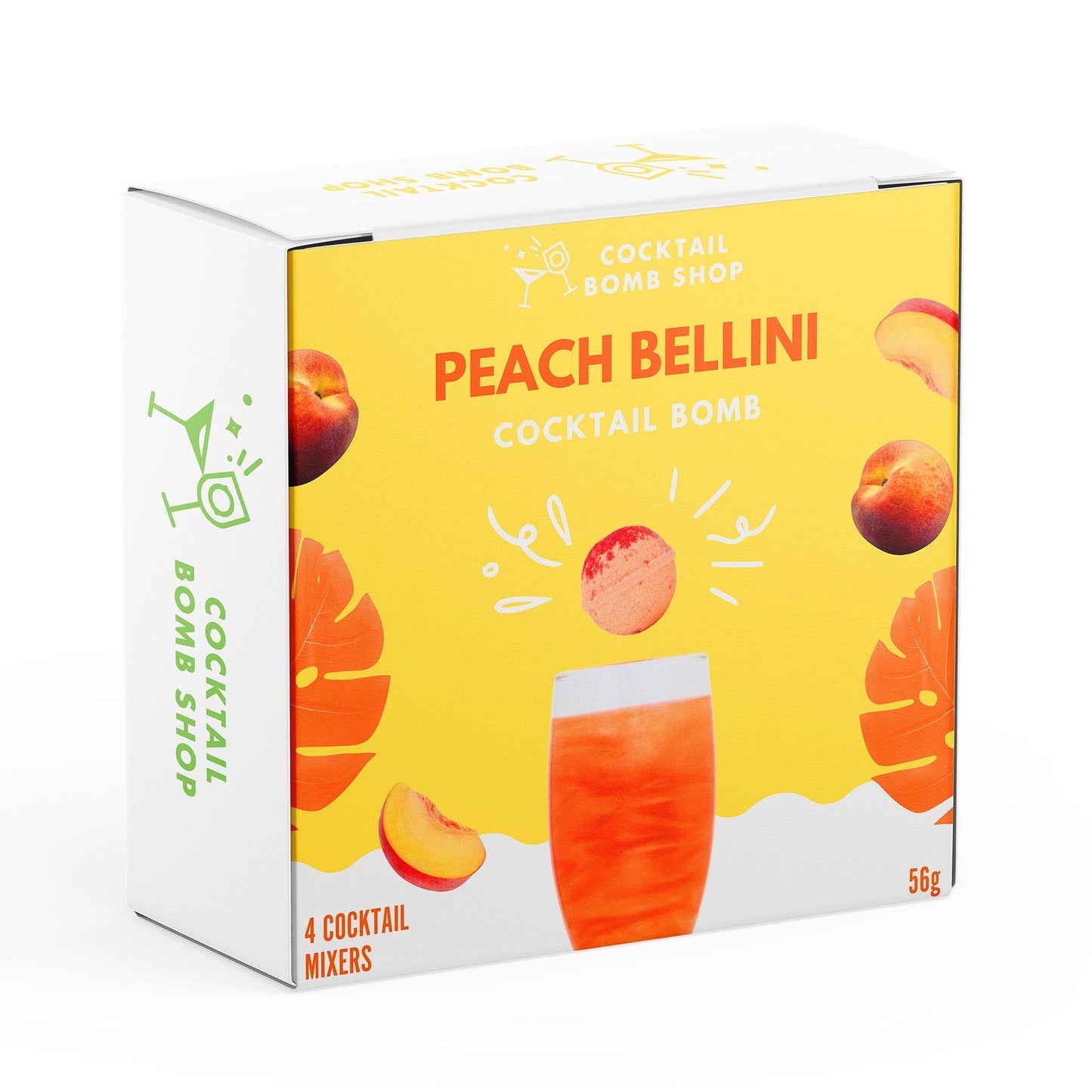 Peach Bellini Cocktail Bombs