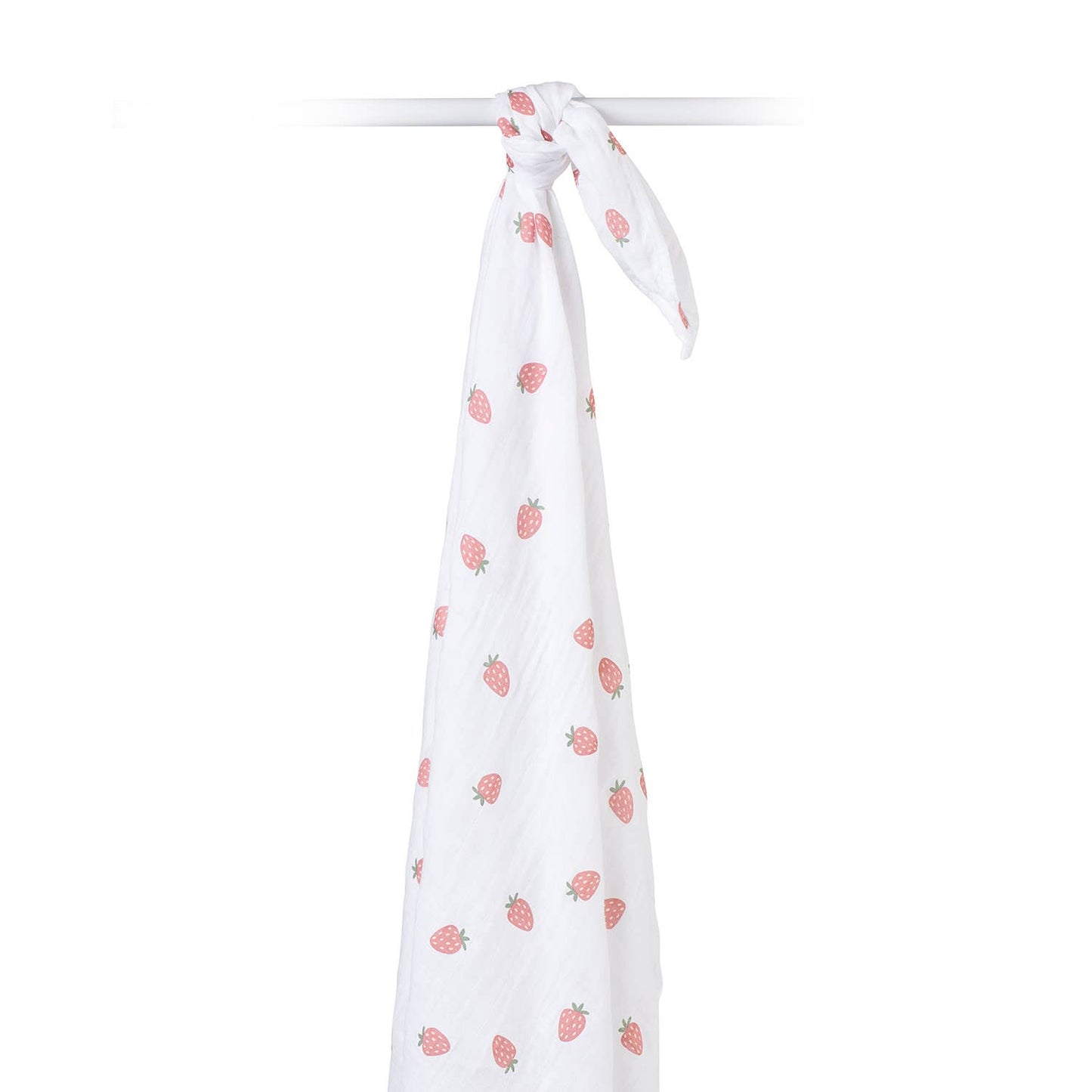 Muslin Cotton Swaddle Blanket - Strawberries
