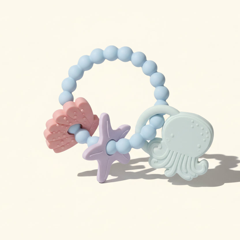 Teething Charms: Shell Pink