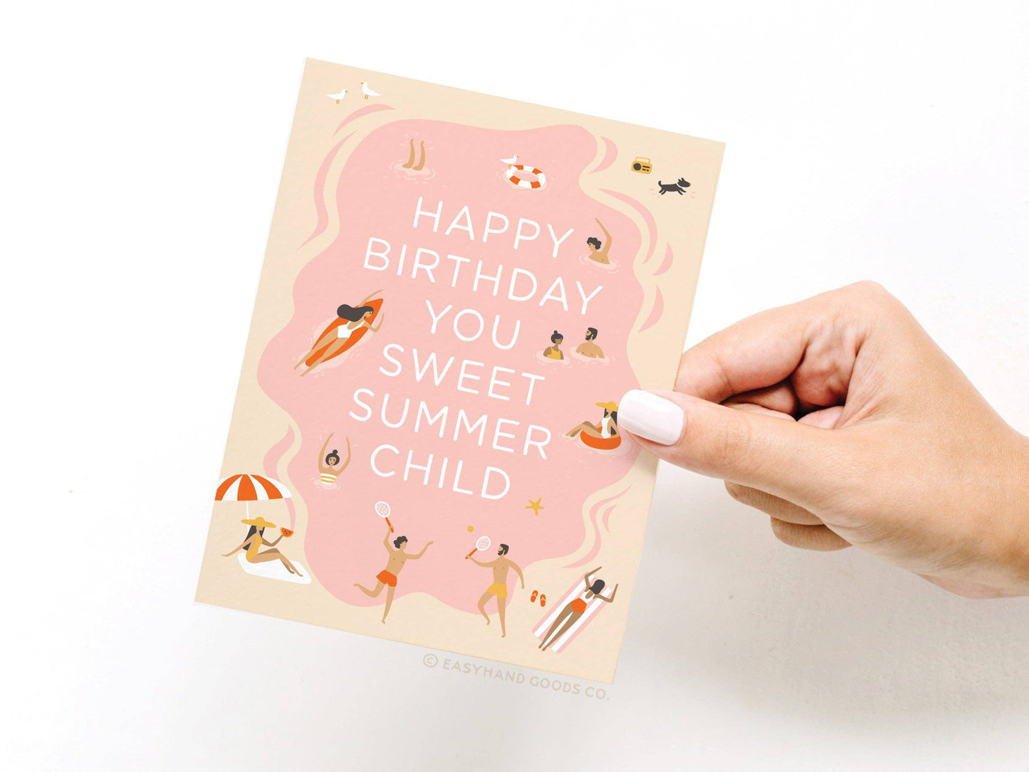 Happy Birthday You Sweet Summer Child Greeting Card