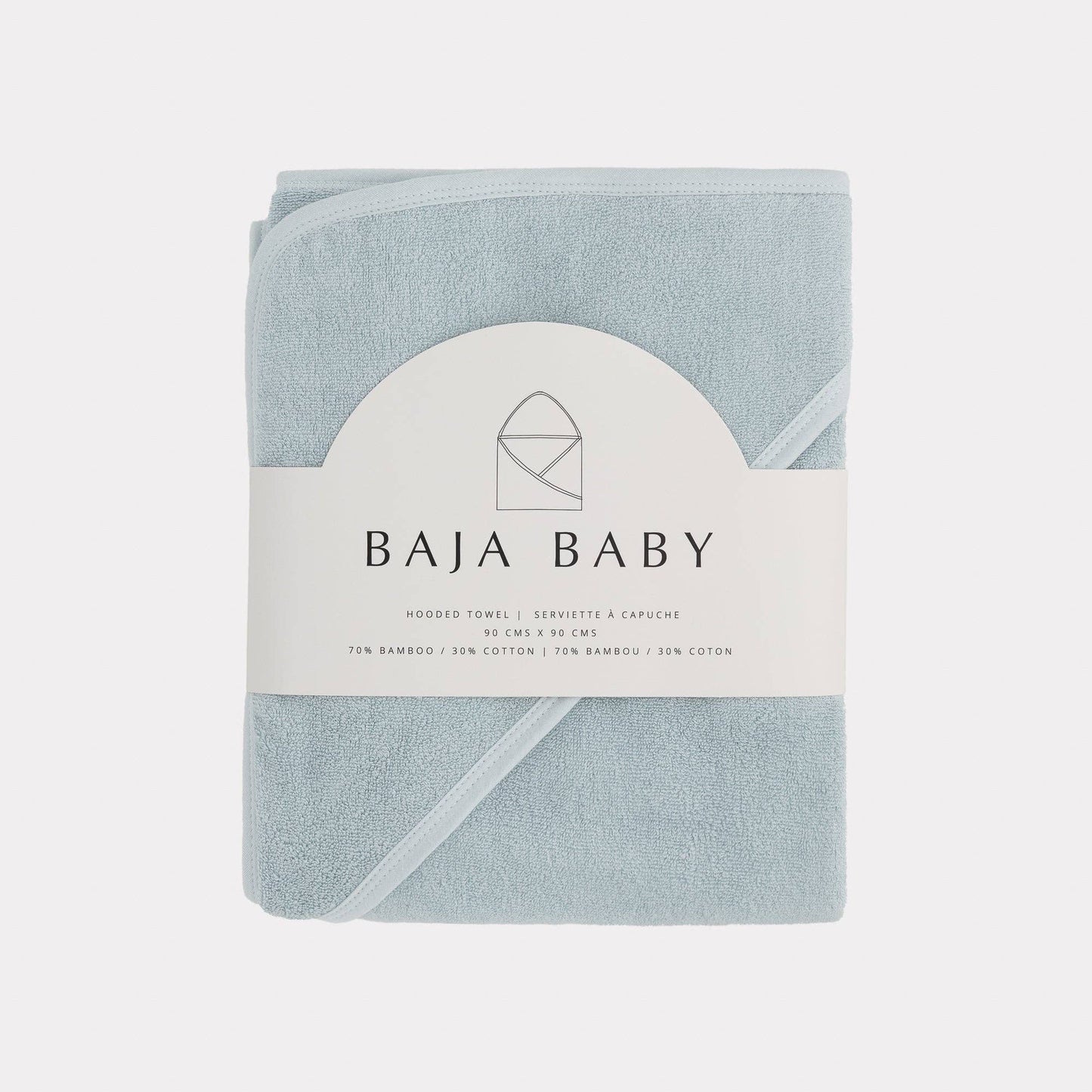 Bamboo/Cotton Hooded Towel | Mist