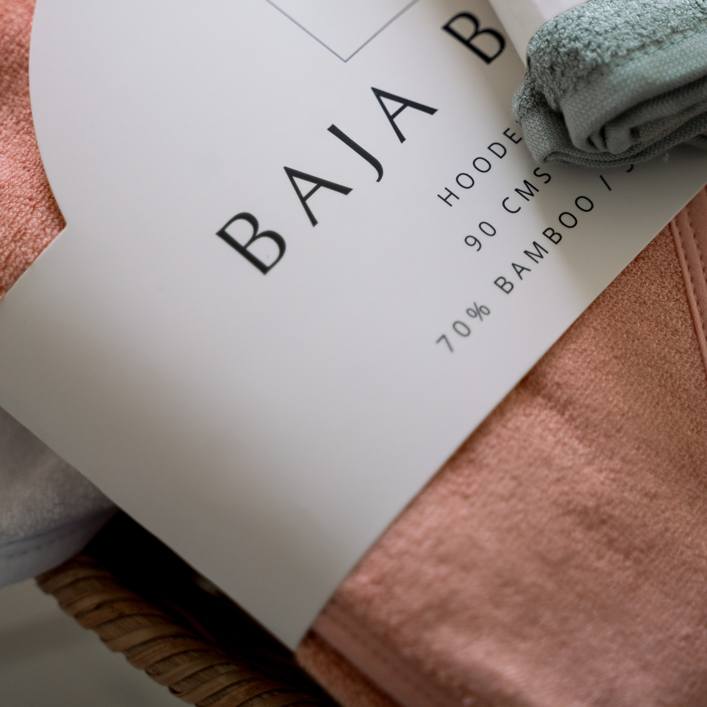 Bamboo/Cotton Hooded Towel | Mist
