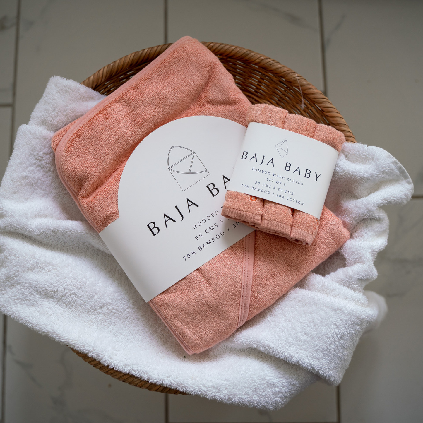 Bamboo/Cotton Hooded Towel | Mist