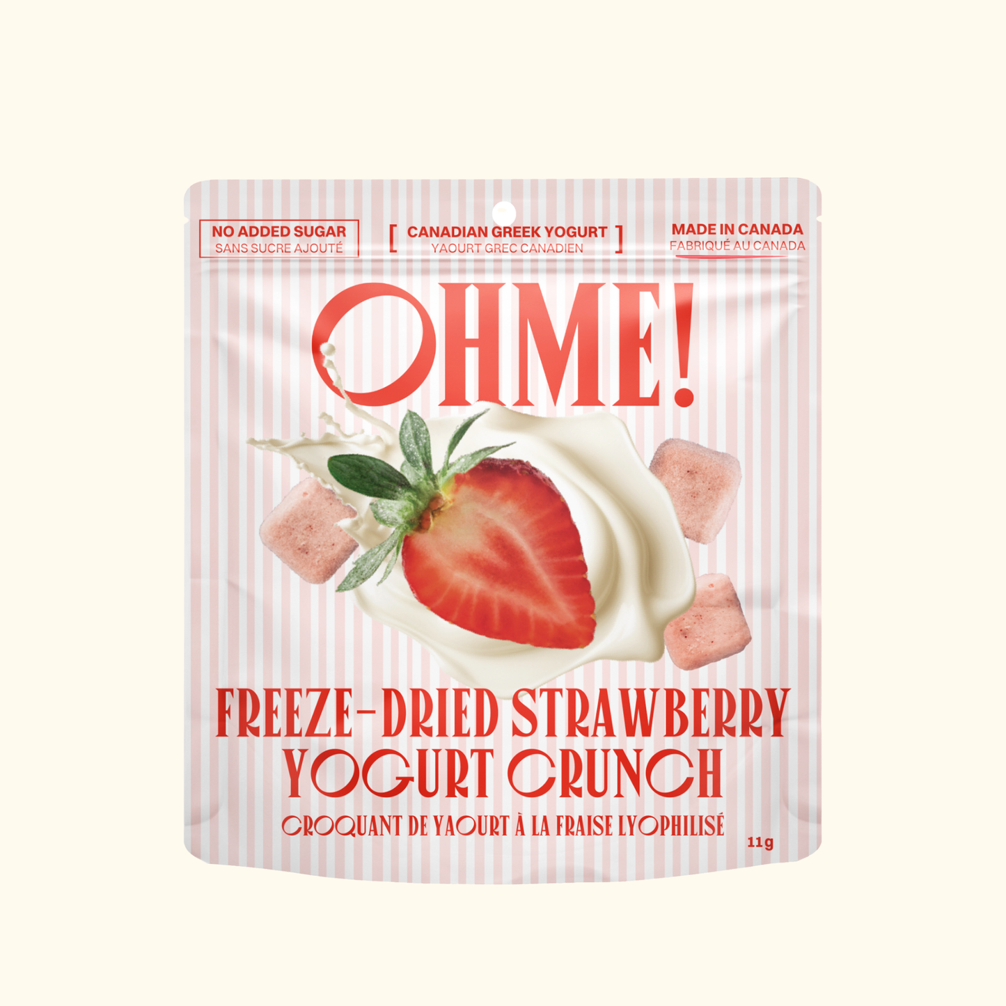 Freeze-Dried Strawberry Yogurt Crunch