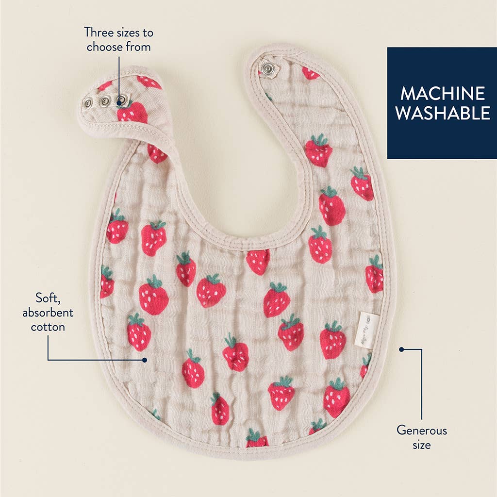 Itzy Bibs | Strawberries + Cream
