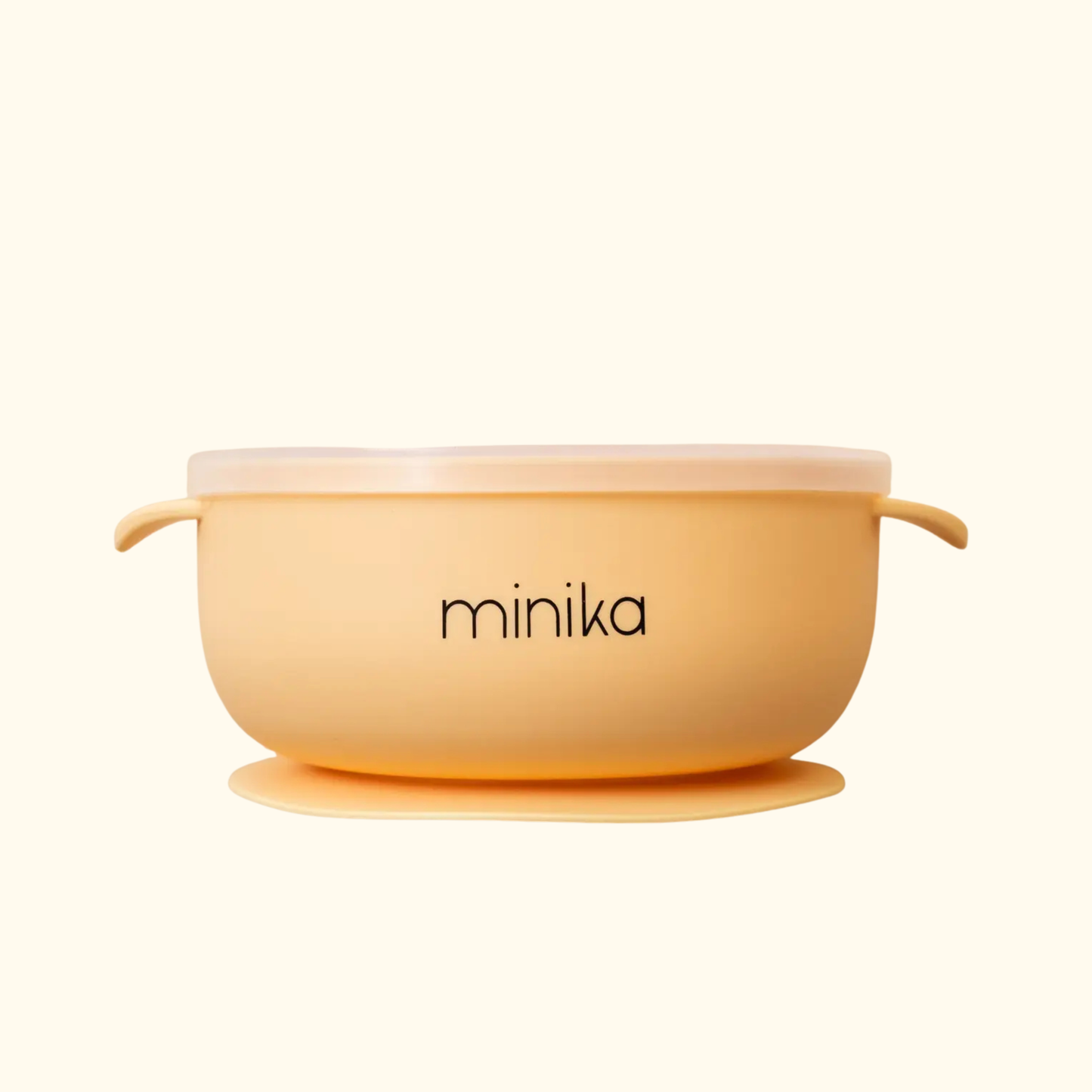 Silicone bowl with lid | Sunset