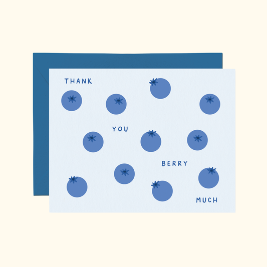 Thank You Berry Much Card
