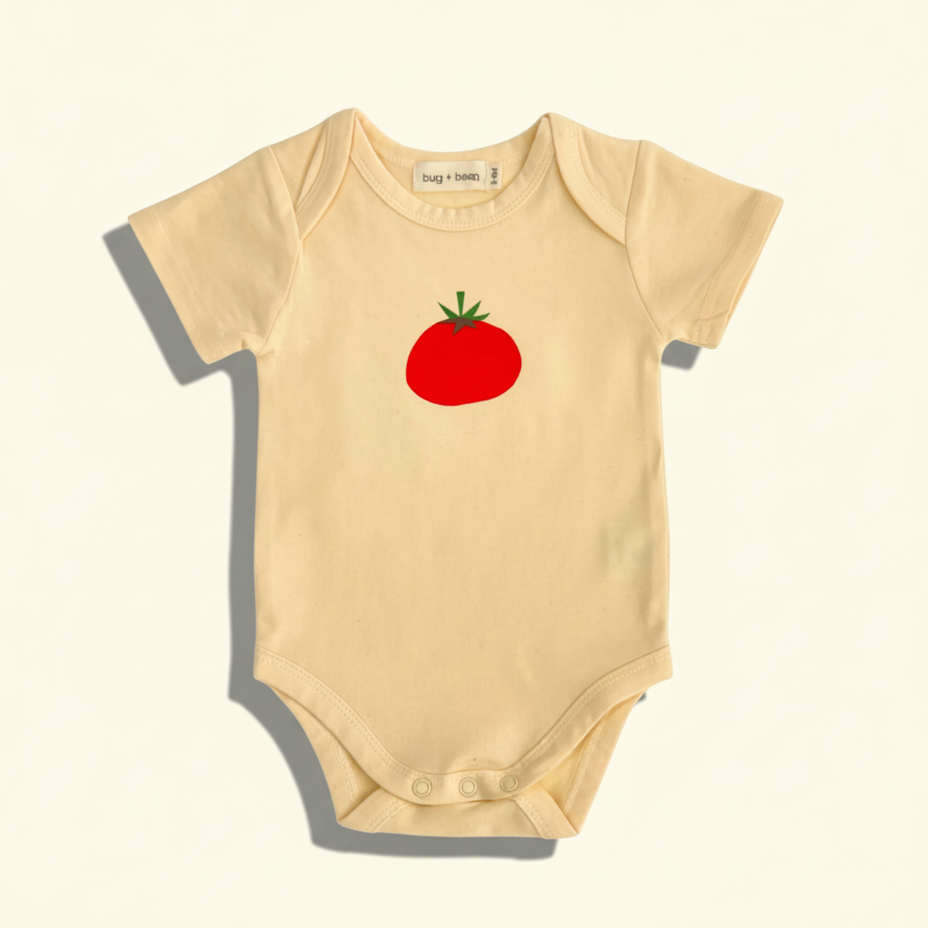 Toh-may-to  toh-mah-to Organic Cotton Short Sleeve Bodysuit